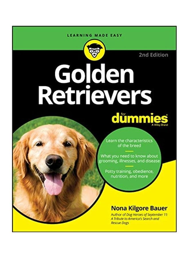 Golden Retrievers For Dummies Paperback English by Bauer, Nona K. - 44063 