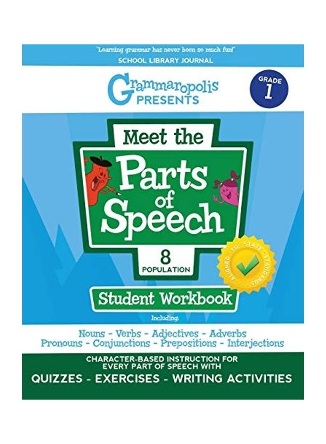 Grammaropolis: The Parts of Speech Workbook, Grade 1 paperback english - Image 1
