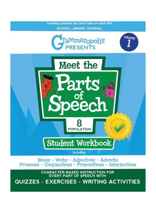 Grammaropolis: The Parts of Speech Workbook, Grade 1 paperback english - Image 3
