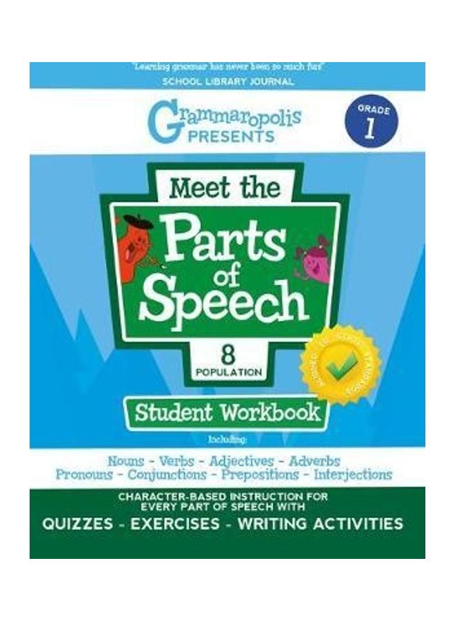 Grammaropolis: The Parts of Speech Workbook, Grade 1 paperback english - Image 2
