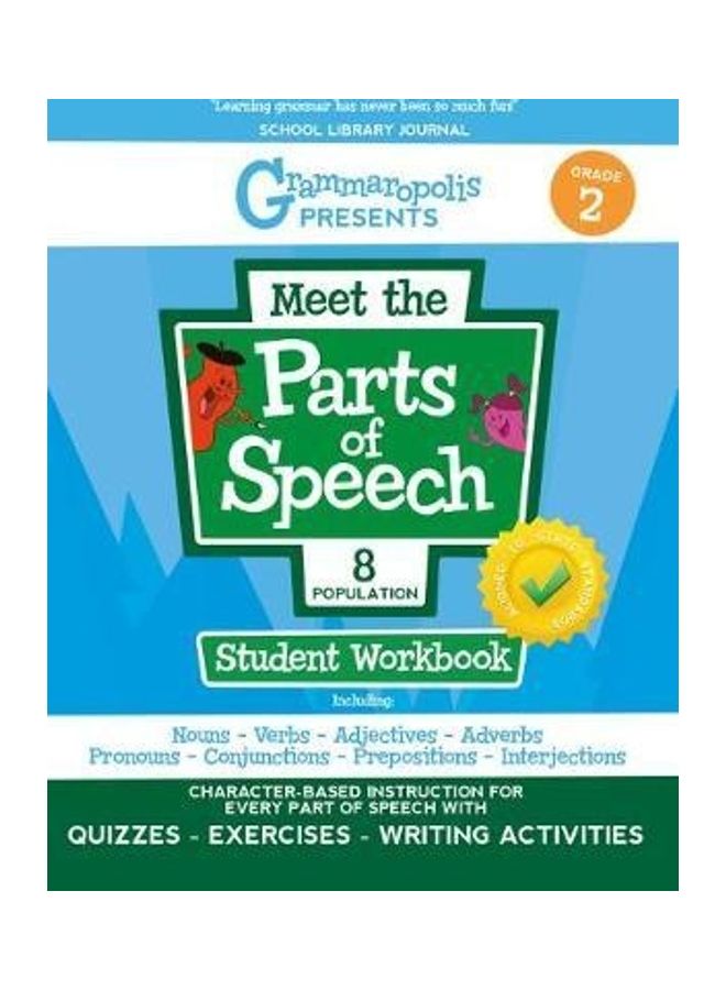 Grammaropolis: The Parts of Speech Workbook, Grade 2 paperback english - Image 2