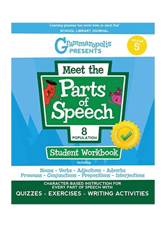 Grammaropolis: The Parts of Speech Workbook, Grade 5 paperback english - Image 1