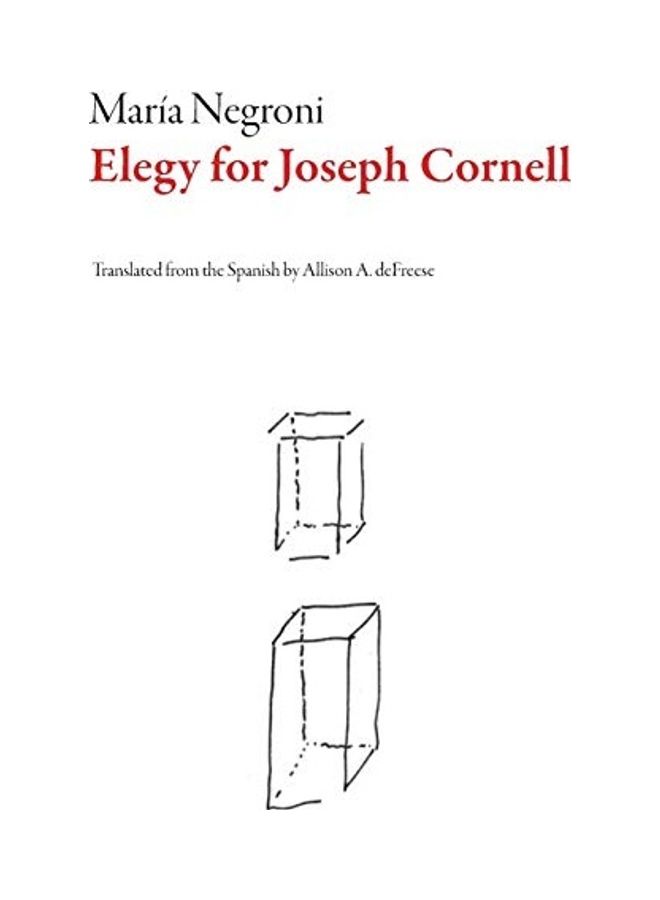 Elegy For Joseph Cornell paperback english
