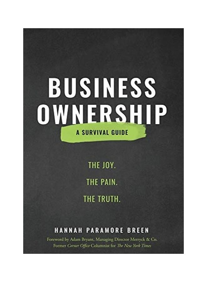 Business Ownership: The Joy. The Pain. The Truth. hardcover english  - Image 1