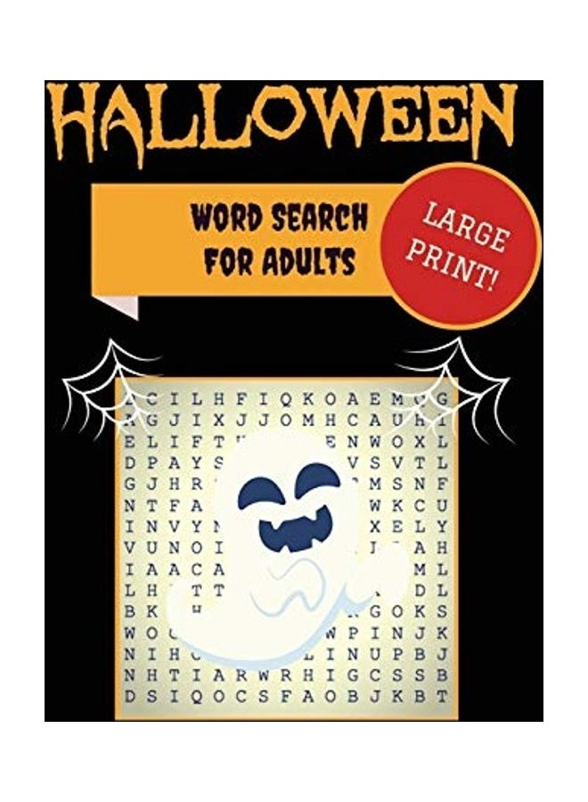 Halloween Word Search For Adults paperback english - Image 1