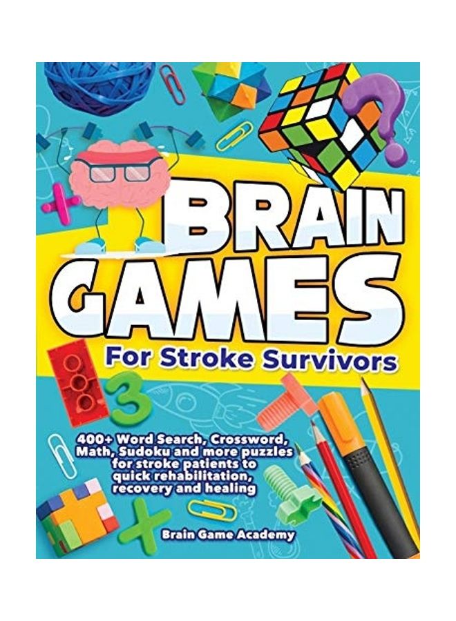 Brain Games for Stroke Survivors Paperback English by Brain Game Academy 