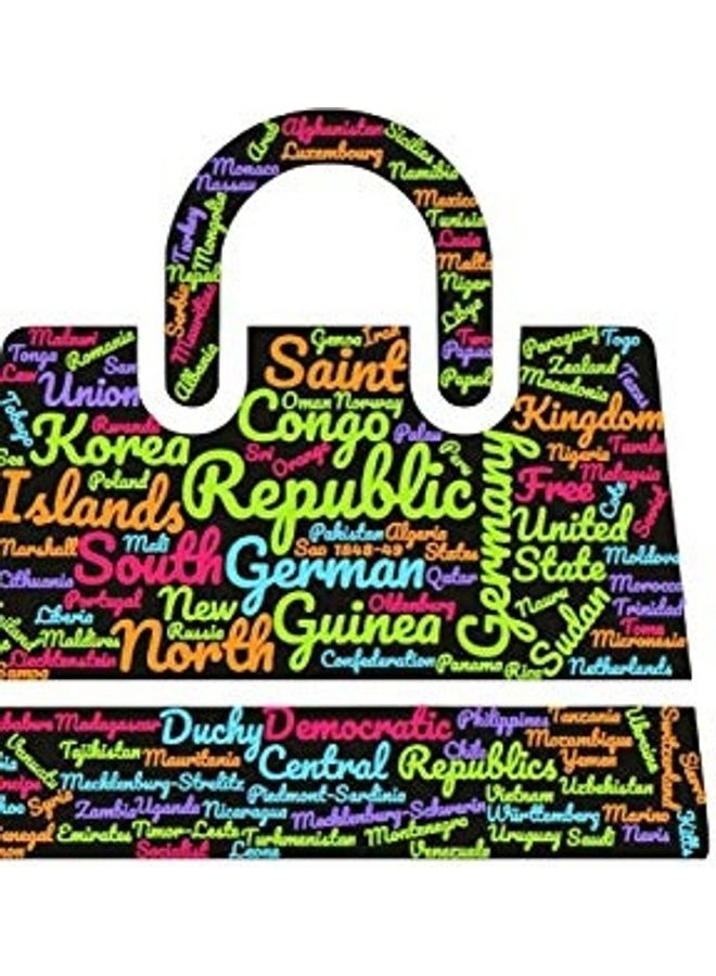 world countries suitcase themed creative blank journal hardcover english 