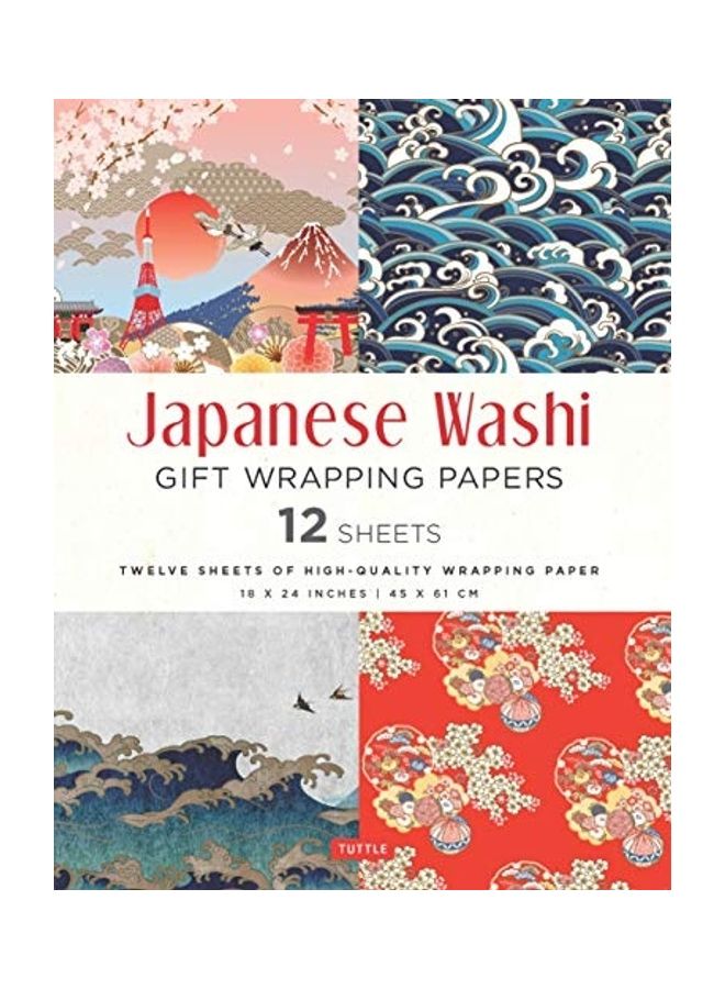 Japanese Washi Paperback English by Tuttle Studio - 43984  - Image 1