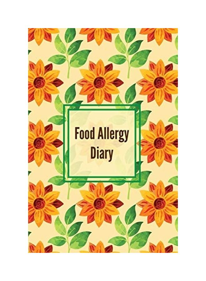 Food Allergy Diary: Daily Log & Track Symptoms, Allergies Tracker, Book, Record Symptom, Sensitivities Journal paperback english 