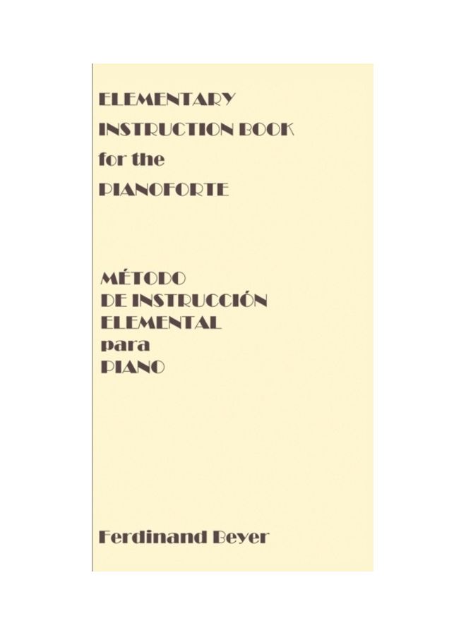 Elementary Instruction Book For The Pianoforte/Metodo De Instruccion Elemental Para Piano hardcover english - Image 3