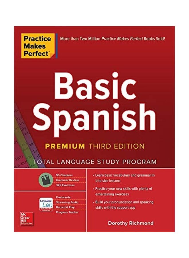 Practice Makes Perfect: Basic Spanish, Premium paperback english - Image 1