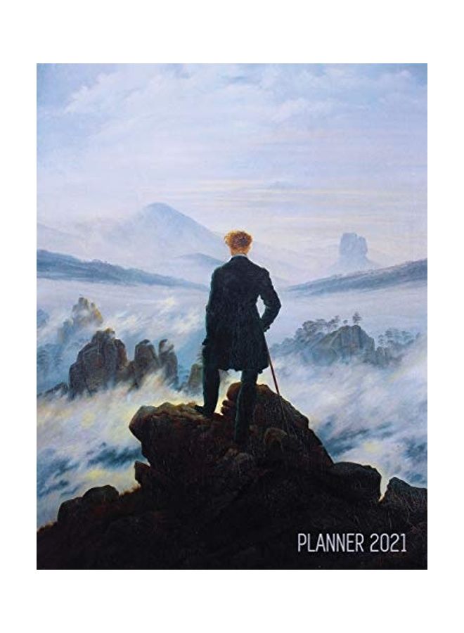 Wanderer Above The Sea Of Fog Planner 2021 English by Notebooks, Shy Panda 