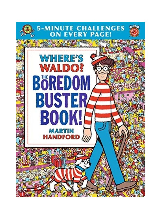 Where's Waldo? The Boredom Buster Book: 5-Minute Challenges Hardcover English by Martin Handford 