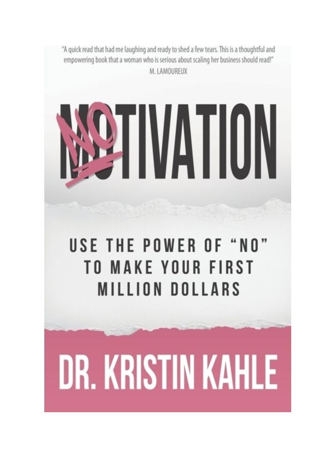 NOtivation: Use the Power of NO to Make Your First Million Dollars paperback english  - Image 3