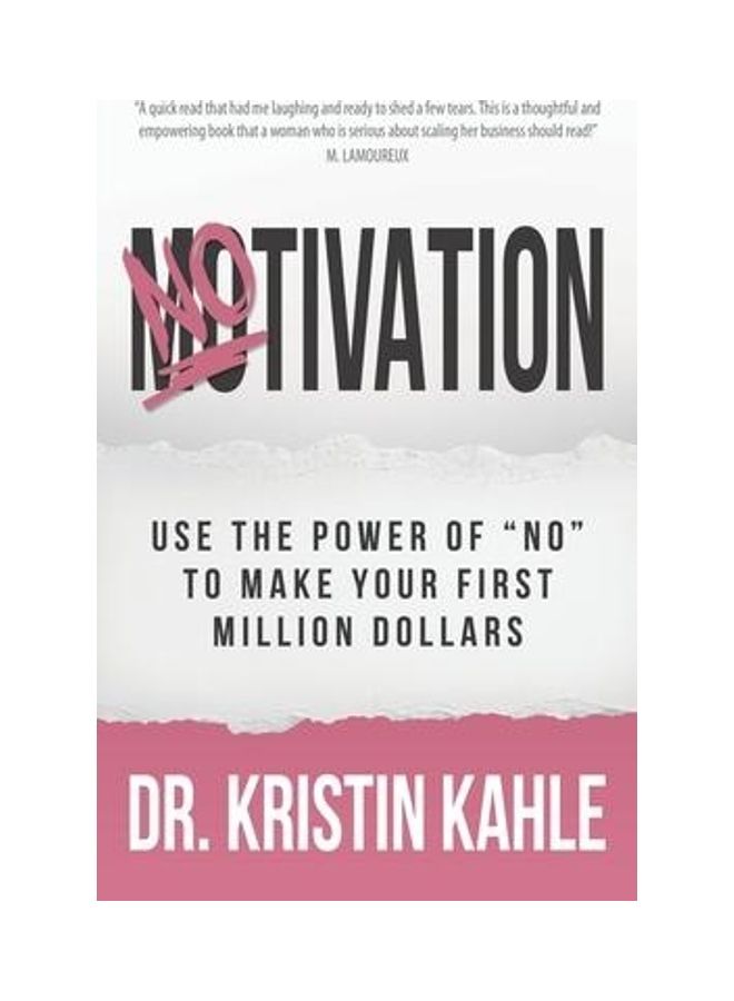 NOtivation: Use the Power of NO to Make Your First Million Dollars paperback english  - Image 2