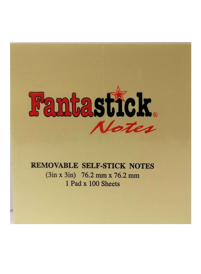 Fantastick Stick Notes Yellow 