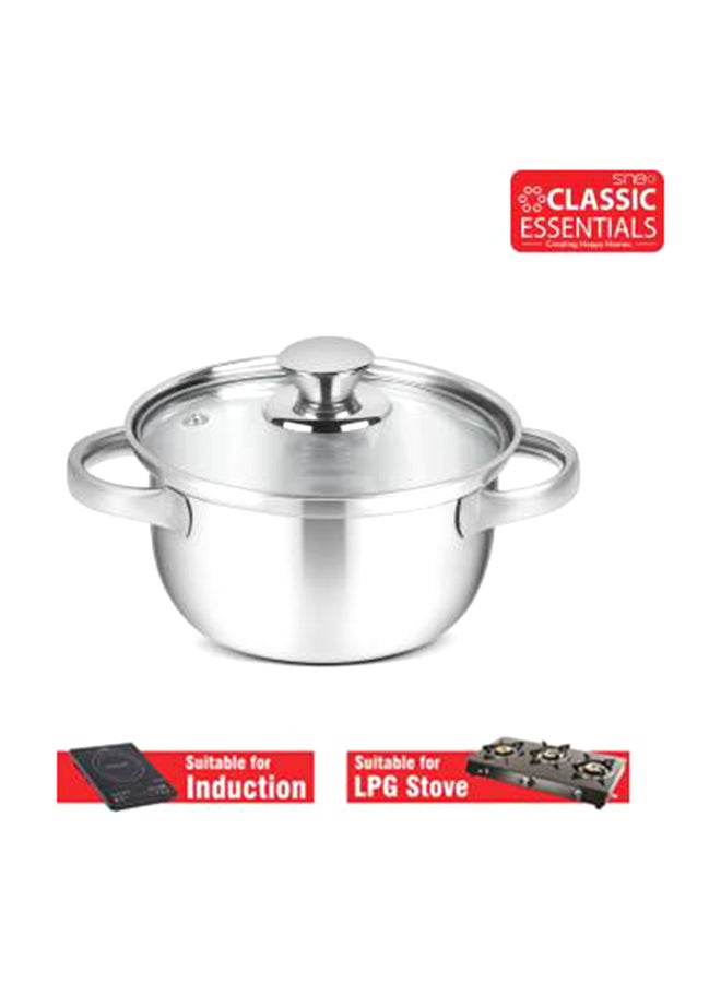 Classic Essentials - 2 Piece Cook And Serve Casserole With Lids Silver - Image 1