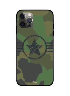 Camouflage Printed Case Cover -for Apple iPhone 12 Pro Max Green/Grey/Black Green/Grey/Black