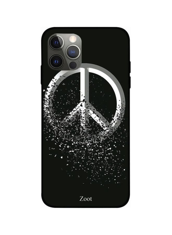 Zoot - Mercedes Logo Printed Skin Case Cover -for Apple iPhone 12 Pro Max Black/White Black/White - Image 1
