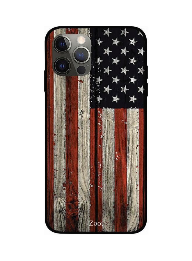 Zoot Flag Of The United States Of America Printed Case Cover -for Apple iPhone 12 Pro Max Red/White/Blue Red/White/Blue - Image 1