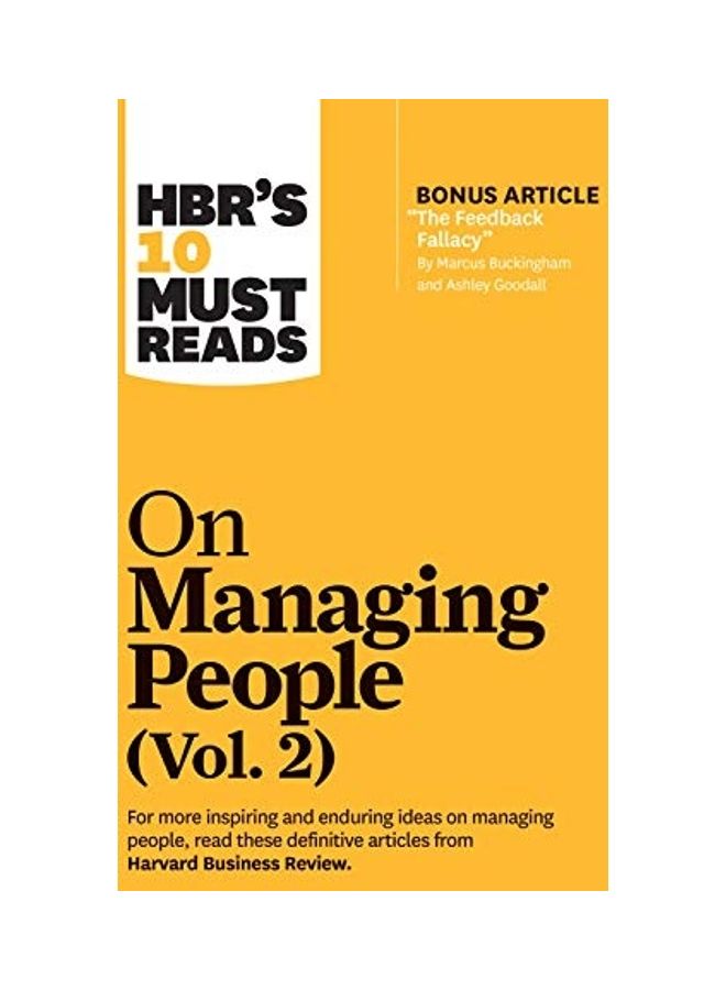 HBR's 10 Must Reads On Managing People, Vol. 2 Paperback English by Harvard Business Review 