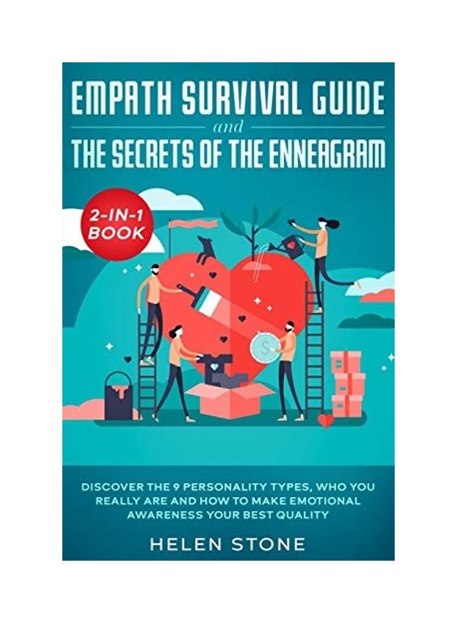 Empath Survival Guide And The Secrets Of The Enneagram 2-In-1 Book paperback english