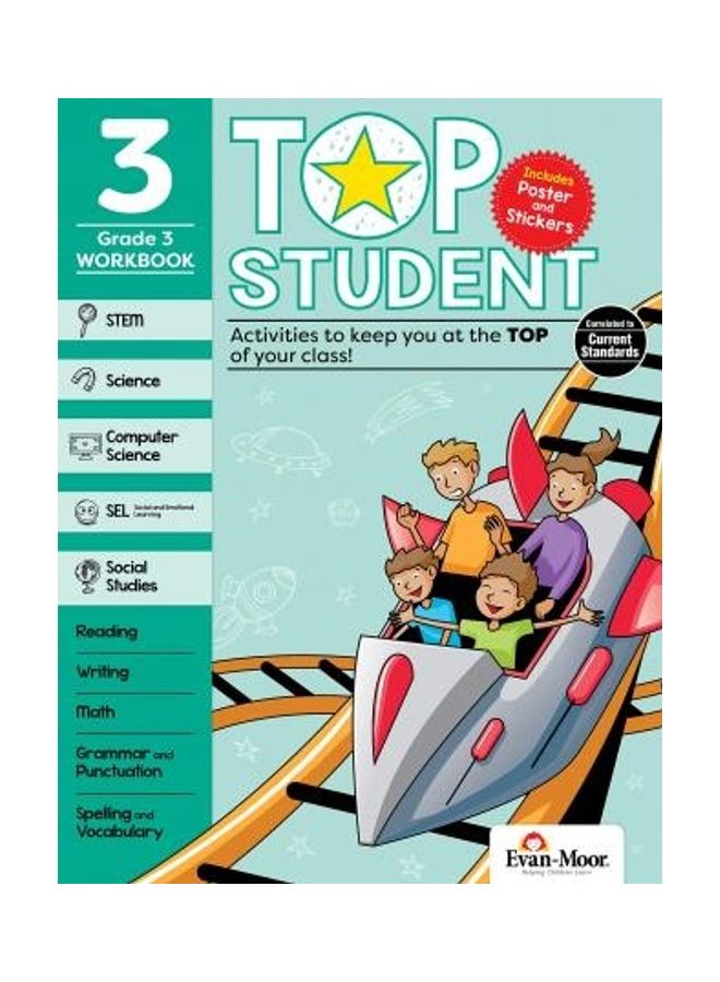 Top Student Grade 3 Paperback English by Educational Publishers, Evan-Moor - 43831 - Image 2