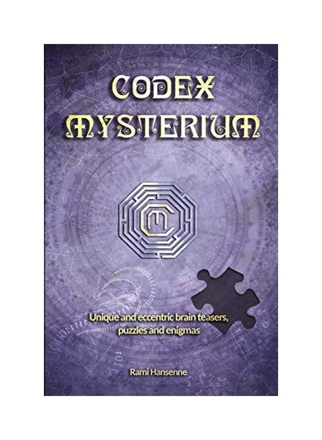 Codex Mysterium: Unique and eccentric brain teasers, puzzles and enigmas paperback english  - Image 1