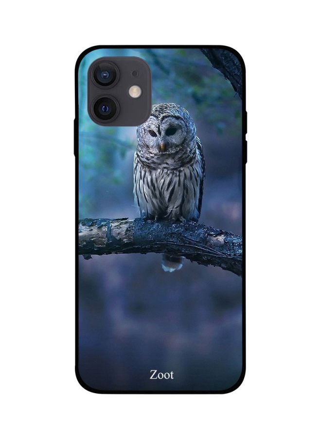 Zoot Owl Printed Case Cover -for Apple iPhone 12 mini Blue/White/Green Blue/White/Green - Image 1
