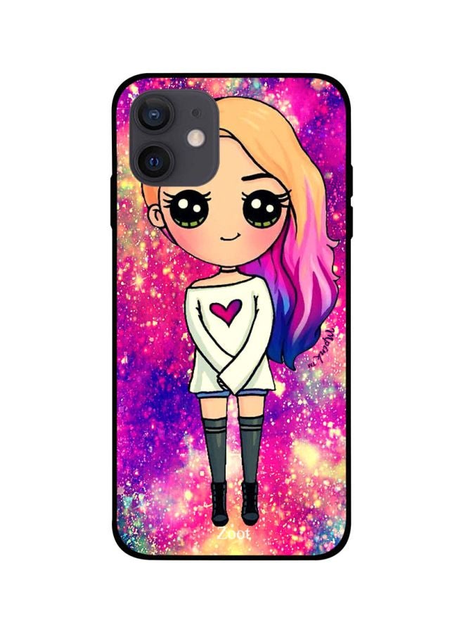 Zoot Cartoon Printed Case Cover -for Apple iPhone 12 mini Pink/Purple/Beige Pink/Purple/Beige - Image 1