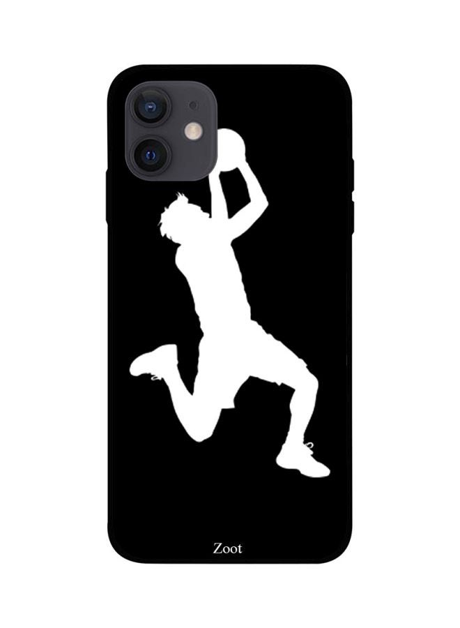 Zoot Basket Ball Playing Printed Case Cover -for Apple iPhone 12 mini Black/White Black/White - Image 1