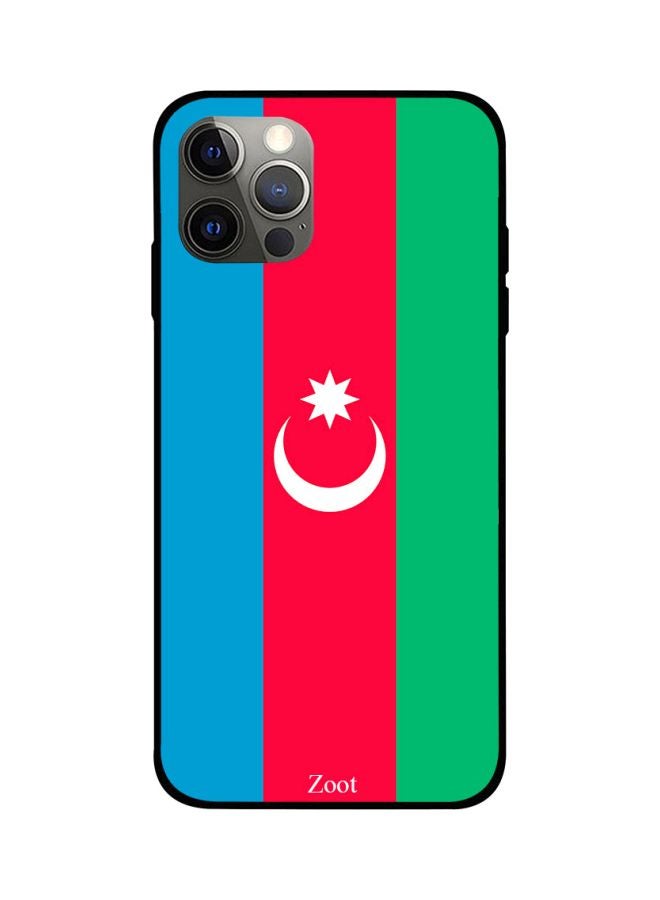 Azerbaijan Flag Printed Case Cover -for Apple iPhone 12 Pro Max Green/Red/Blue Green/Red/Blue