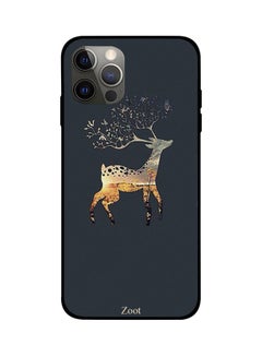 Deer Printed Case Cover -for Apple iPhone 12 Pro Max Grey/Yellow/Blue Grey/Yellow/Blue