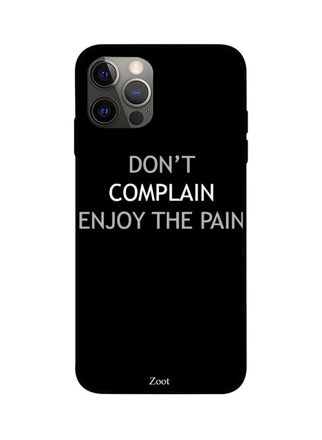 Zoot Quote Printed Case Cover -for Apple iPhone 12 Pro Max Black/Grey/White Black/Grey/White  - Image 1