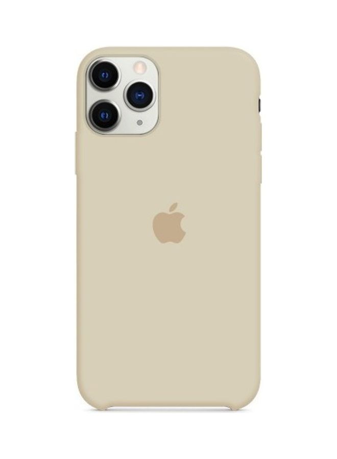 Protective Silicone Case Cover For Apple iPhone 12 Pro Max Beige - Image 1