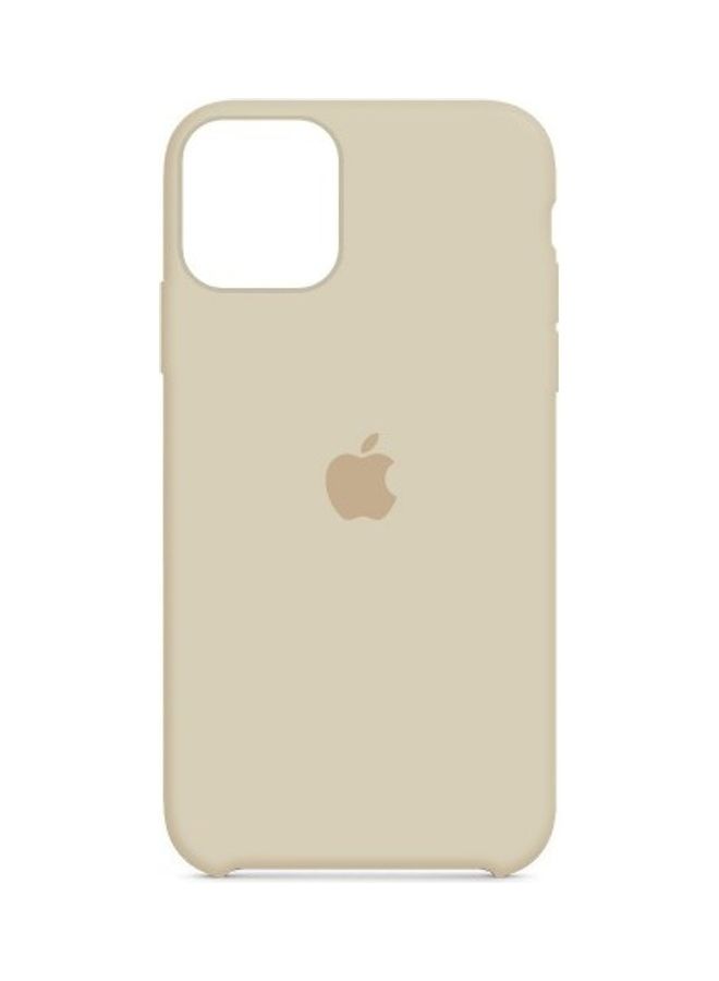 Protective Silicone Case Cover For Apple iPhone 12 Pro Max Beige - Image 3