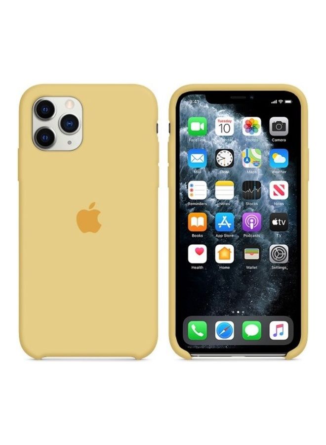 Protective Silicone Case Cover For Apple iPhone 12 Pro Max Yellow - Image 2