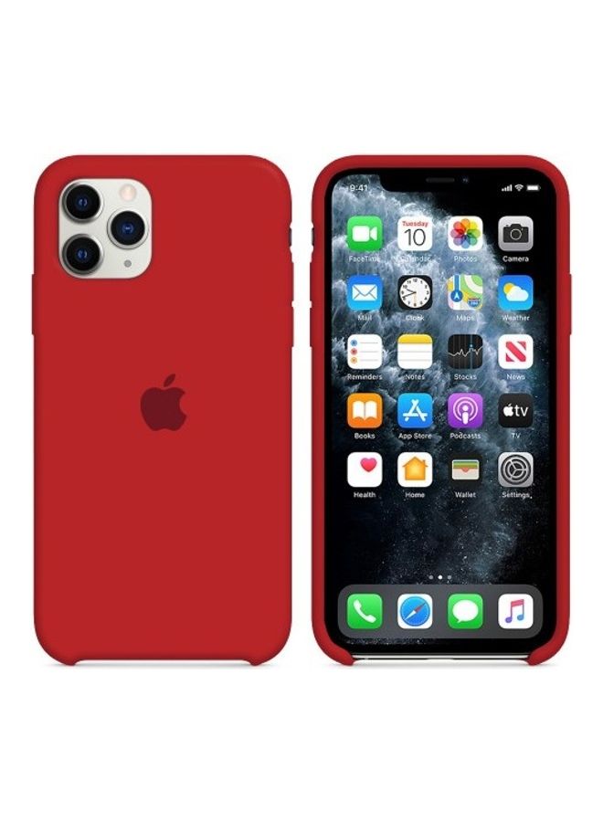 Generic - Silicone Case Cover For Apple iPhone 12 Pro Red - Image 1