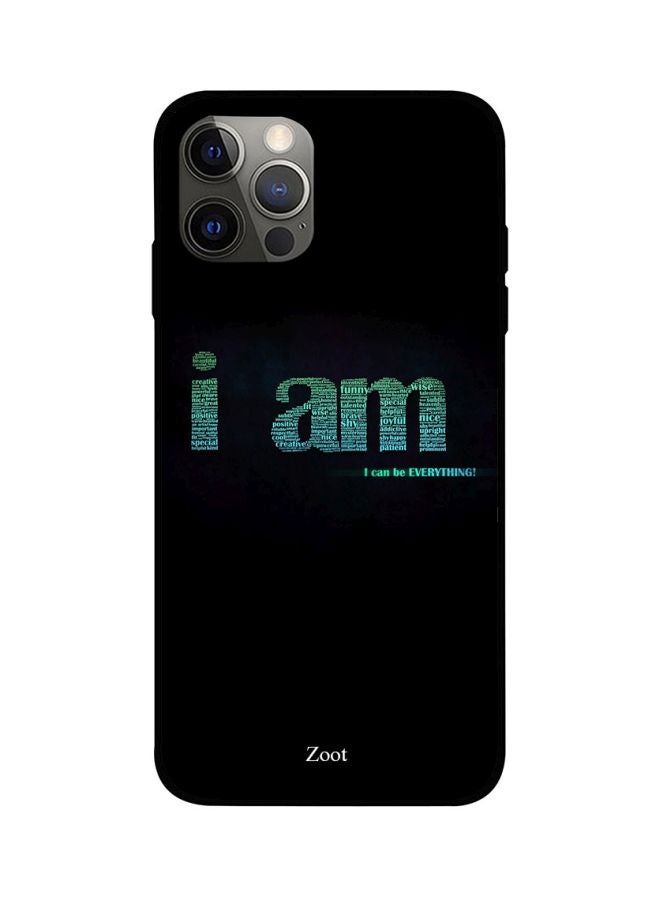 Zoot Printed Skin Case Cover -for Apple iPhone 12 Pro Max Black/Blue/Green Black/Blue/Green - Image 1