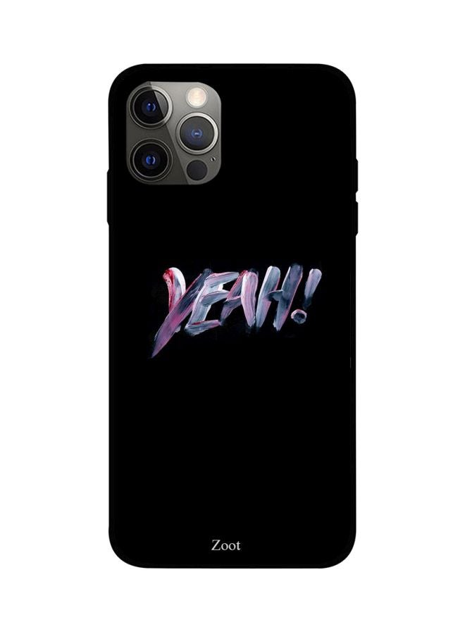 Zoot Yeah Printed Case Cover -for Apple iPhone 12 Pro Max Black/Purple/Pink Black/Purple/Pink  - Image 1