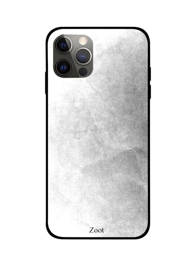 Zoot - Texture Printed Case Cover -for Apple iPhone 12 Pro Max Grey/White Grey/White - Image 1