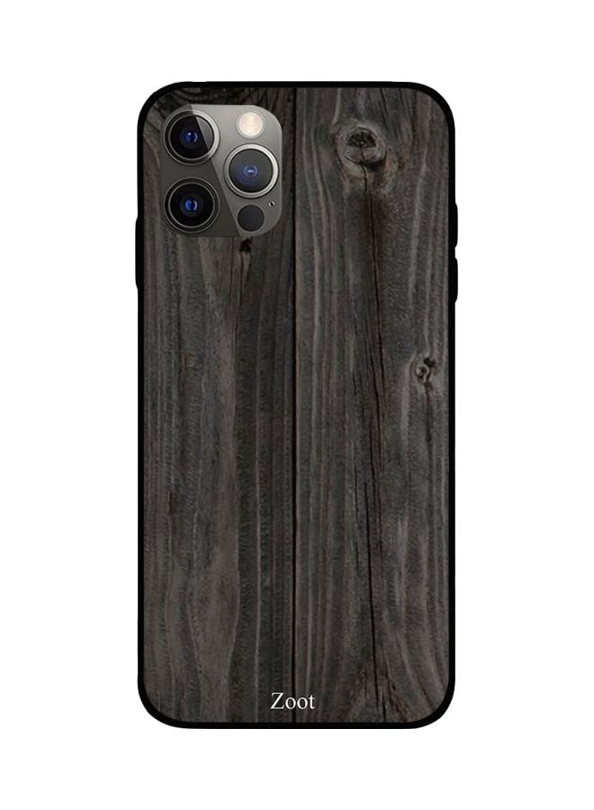 Zoot Wood Printed Case Cover For Apple iPhone 12 Pro Max Grey - Image 1
