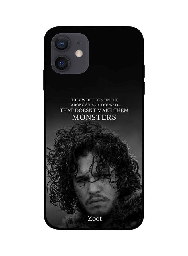 Zoot Game Of Thrones Quote Printed Skin Case Cover -for Apple iPhone 12 mini Black/Grey/White Black/Grey/White - Image 1