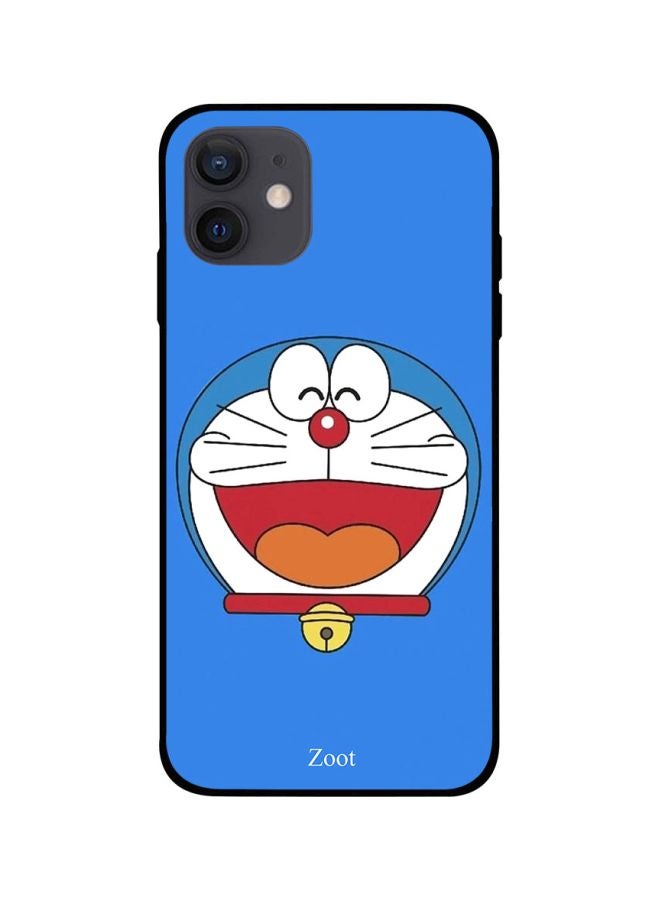 Zoot Doraemon Printed Skin Case Cover -for Apple iPhone 12 mini Blue/White/Red Blue/White/Red - Image 1