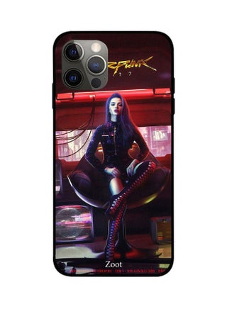Cyberpunk 2077 Printed Case Cover -for Apple iPhone 12 Pro Max Red/Purple/Gold Red/Purple/Gold - v1604996093/N41779471A_1