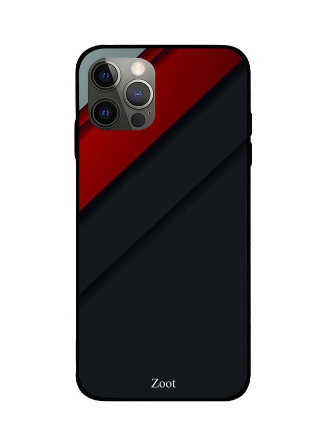 Zoot Printed Case Cover -for Apple iPhone 12 Pro Max Black/Red Black/Red  - Image 1