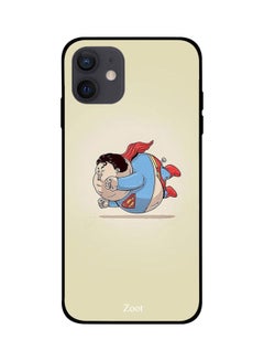 Superman Printed Case Cover -for Apple iPhone 12 mini Beige/Blue/Red Beige/Blue/Red