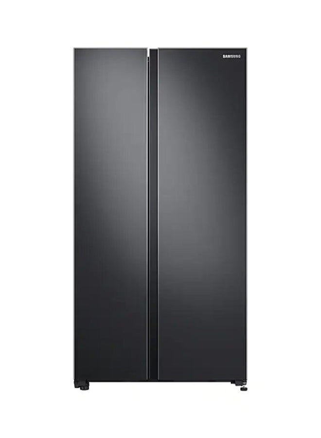 Samsung - Side By Side With Digital Inverter Technology Refrigerator 647 0 W RS62R5001B4 Black - Image 1