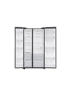 Samsung Side By Side With Digital Inverter Technology Refrigerator 647 0 W RS62R5001B4 Black  - Image 4