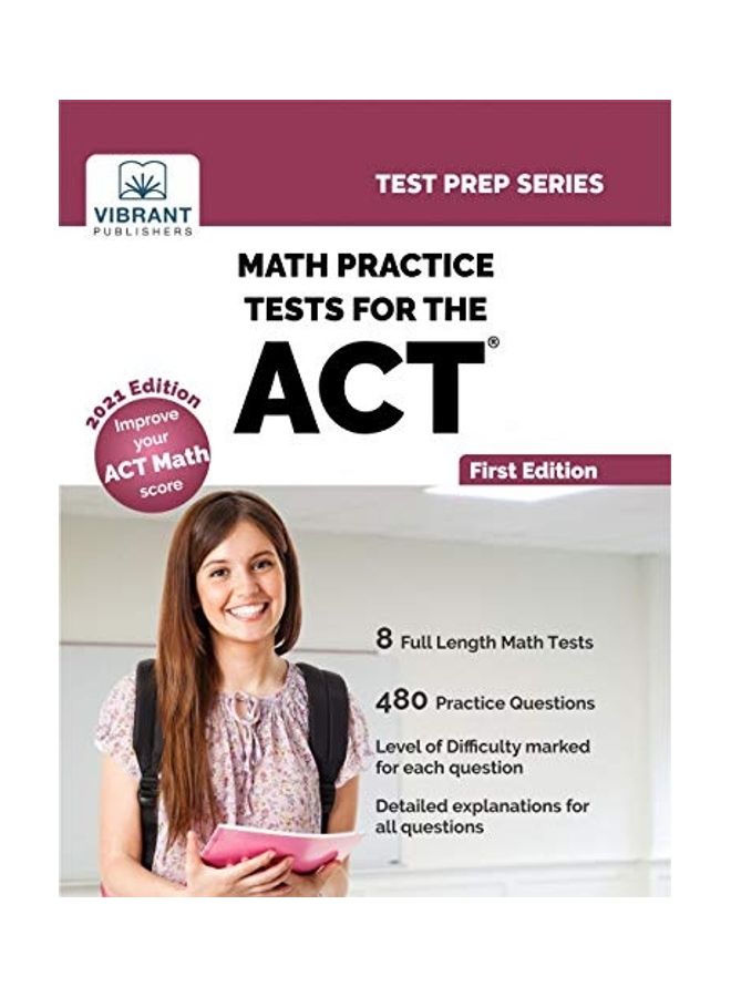 Math Practice Tests For The Act paperback english